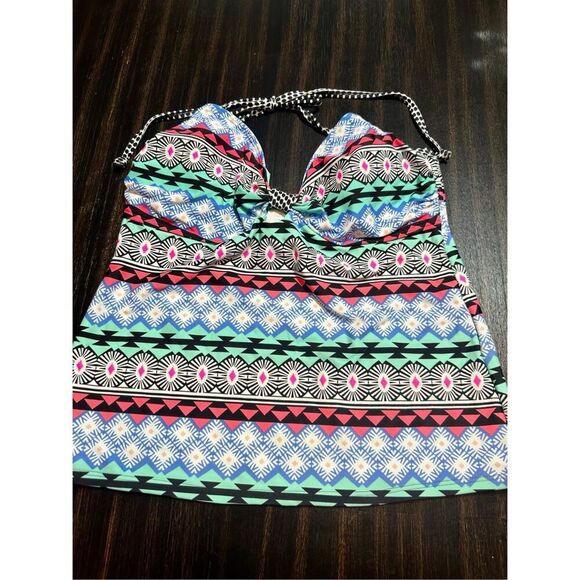 Old Navy NWT size L women’s tankini swim top Boho - Picture 1 of 5